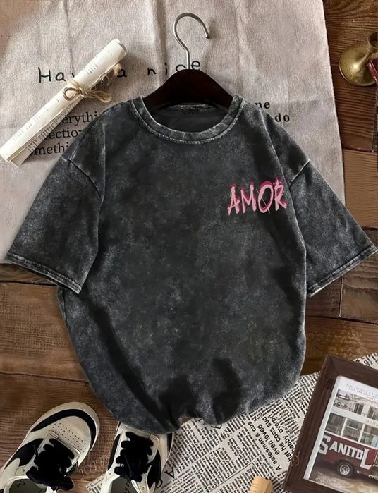 Жіноча бавовняна футболка виварка Amor варена футболка тай дай Amor