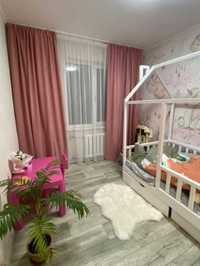 Штори та тюлі у дитячу кімнату вже готові, штори рожеві, штори бірюза