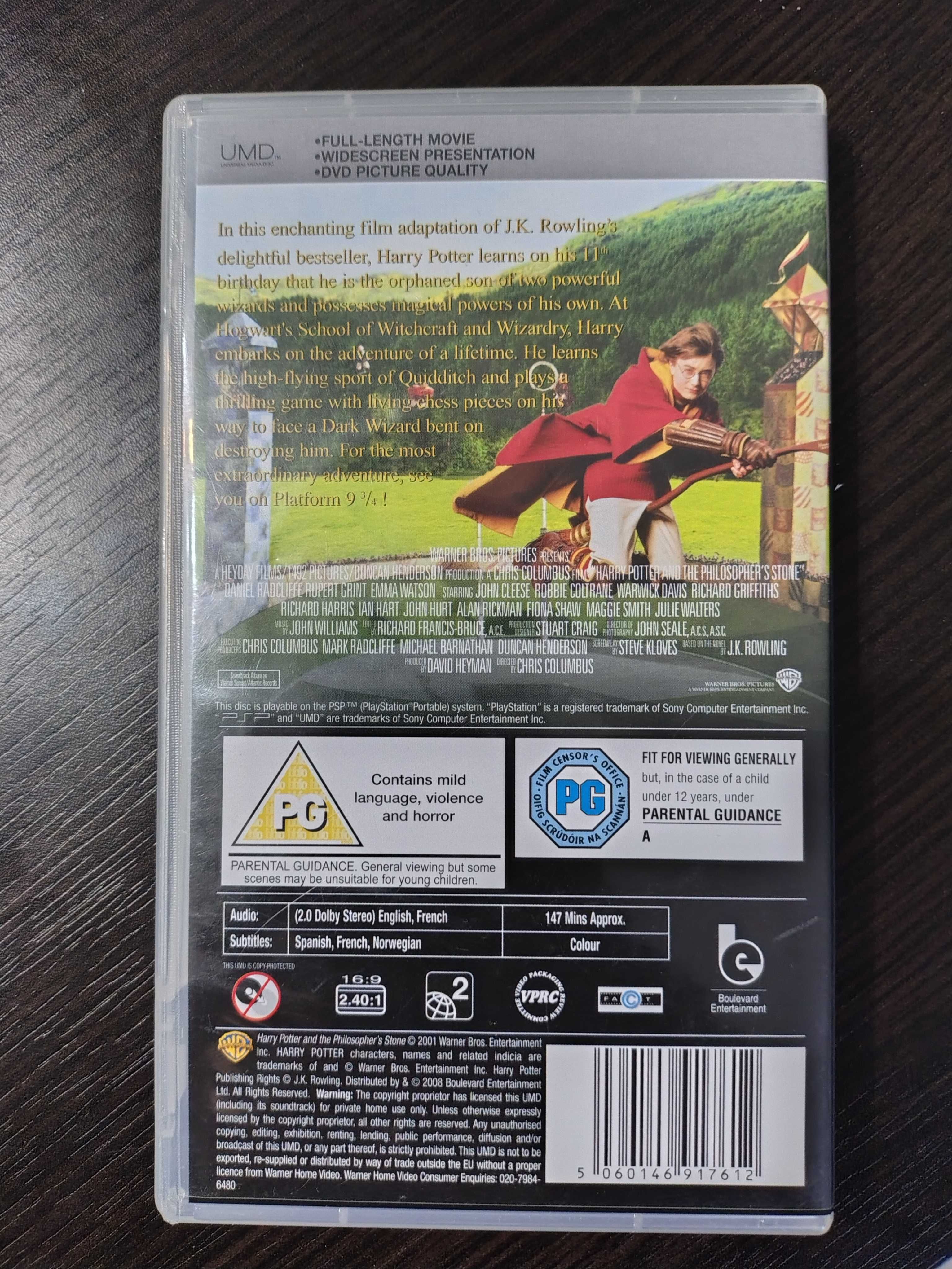 Film Harry Potter and the Philosopher's Stone Sony PSP UMD
