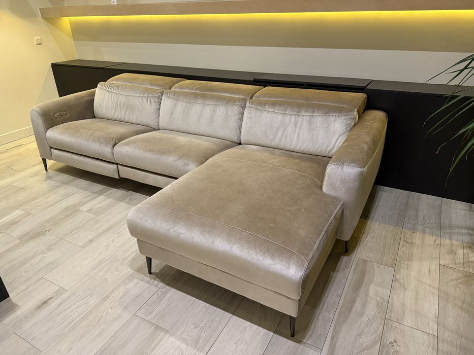 Kanapa Kler Capriccio , siedzisko, elektryczny wysuwany fotel! Idealna