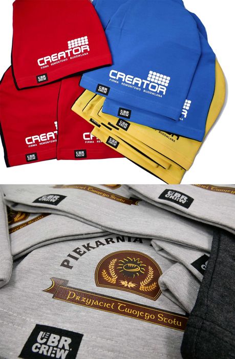 CZAPKA Z TWOIM LOGO / NADRUKIEM - spersonalizowana czapka CZARNA