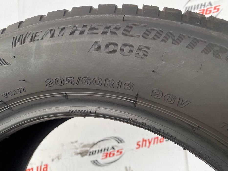 шини бу 205/60 r16 bridgestone weathercontrol a005 5mm
