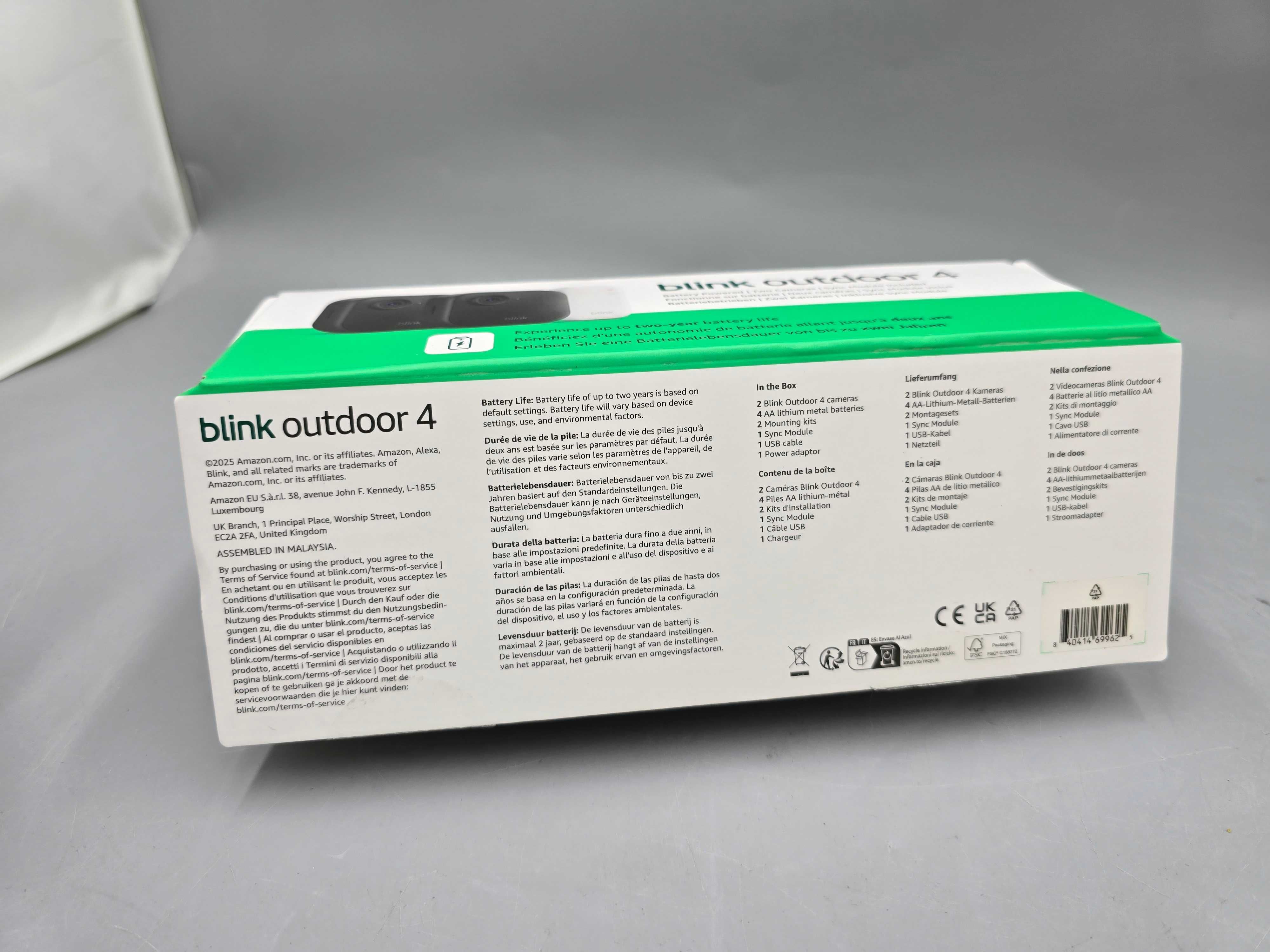 Kamera Zewnętrzna Blink Outdoor 4 2 Pack