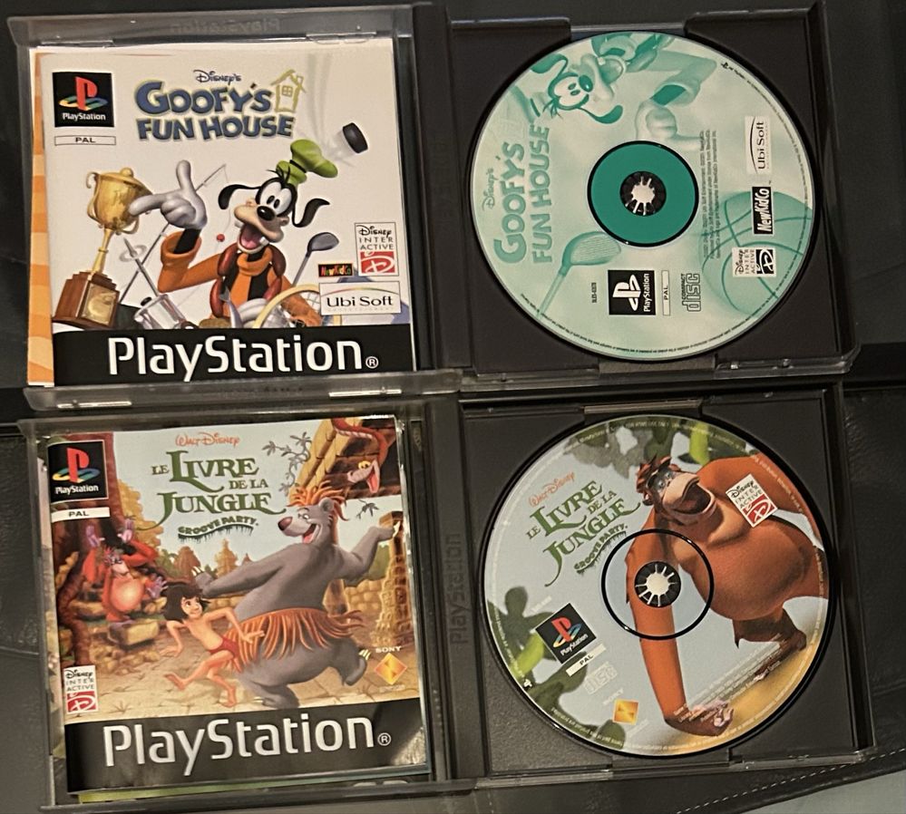 Vendo jogos PS1 pouco usados