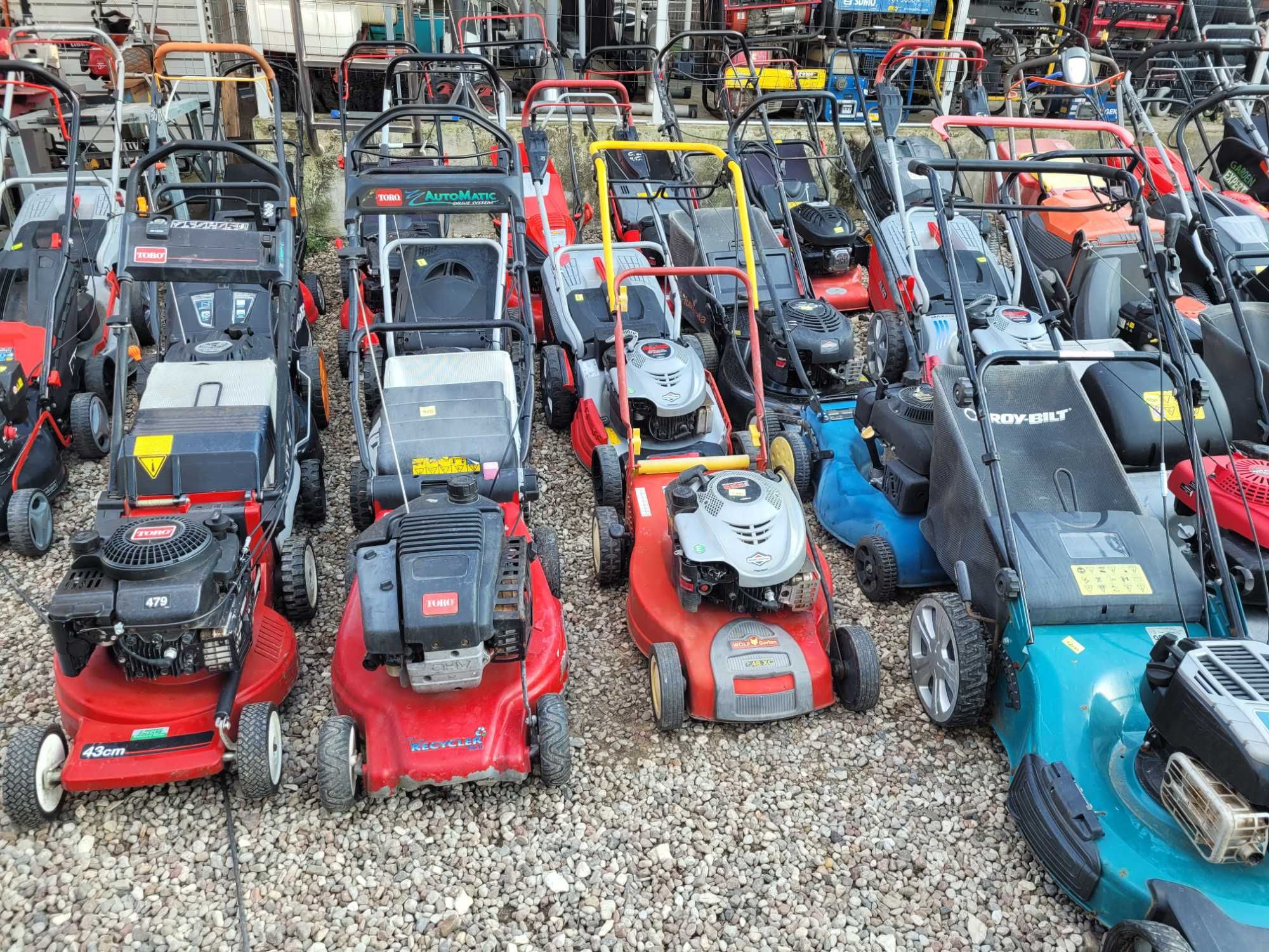 Kosiarki spalinowe elektryczne traktorki kosy pily Polecam!!