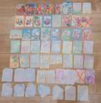 Karteczki kolekcjonerskie, notesikowe z lat 90-tych, 47 sztuk