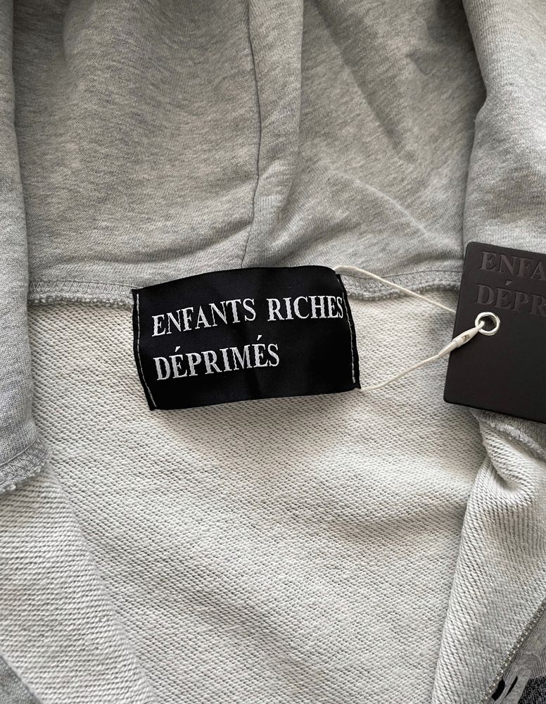 Нові зіп худі Enfants Riches Deprimes / ERD сірого / чорного кольору.
