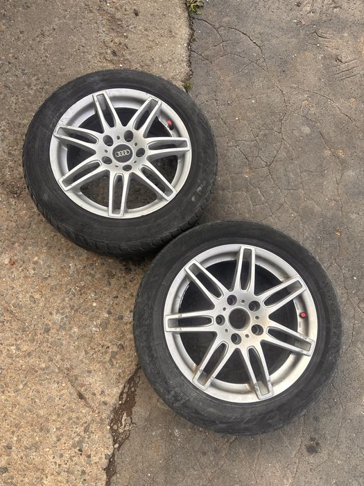 Felgi Audi 17” z oponami – para