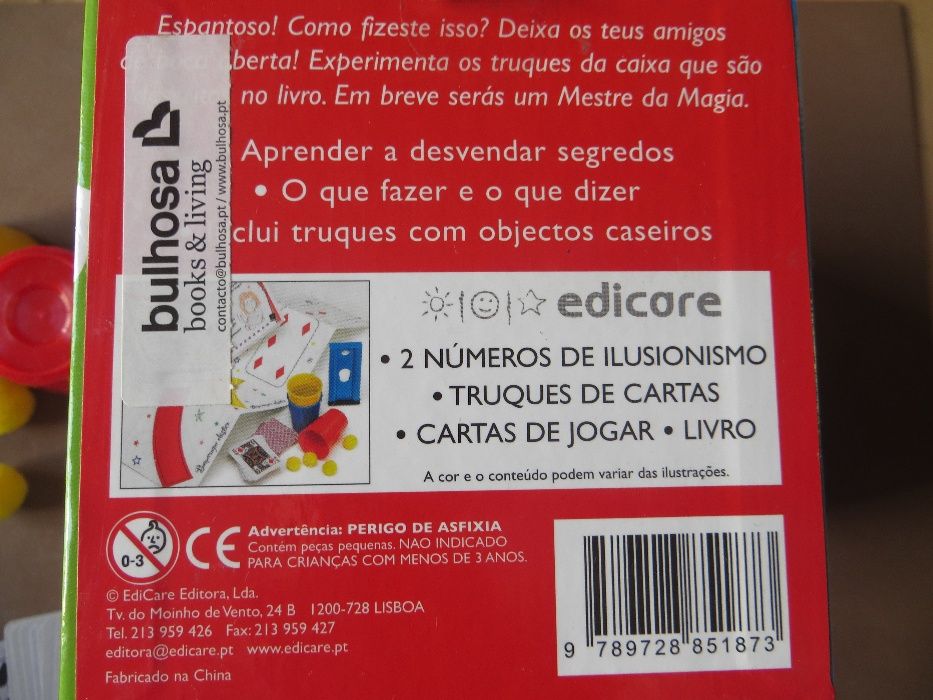 Caixa de magia mini cubo