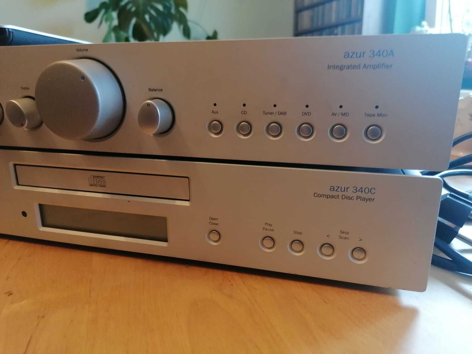 Odtwarzacz CD , wzmacniacz
CAMBRIDGE AUDIO AZUR 340C + 340A