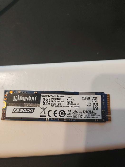ССД диск м2 Kingston SSD m2 250gb (A2000)