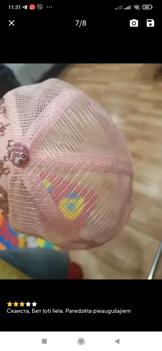 Продам бейсболку для девочки