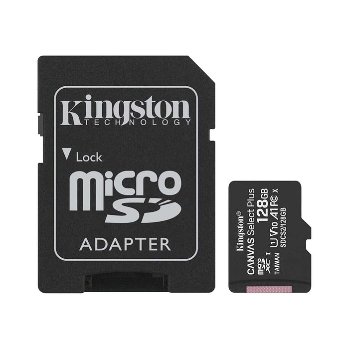 Karta pamięci MICROSD KINGSTON 128GB + adapter