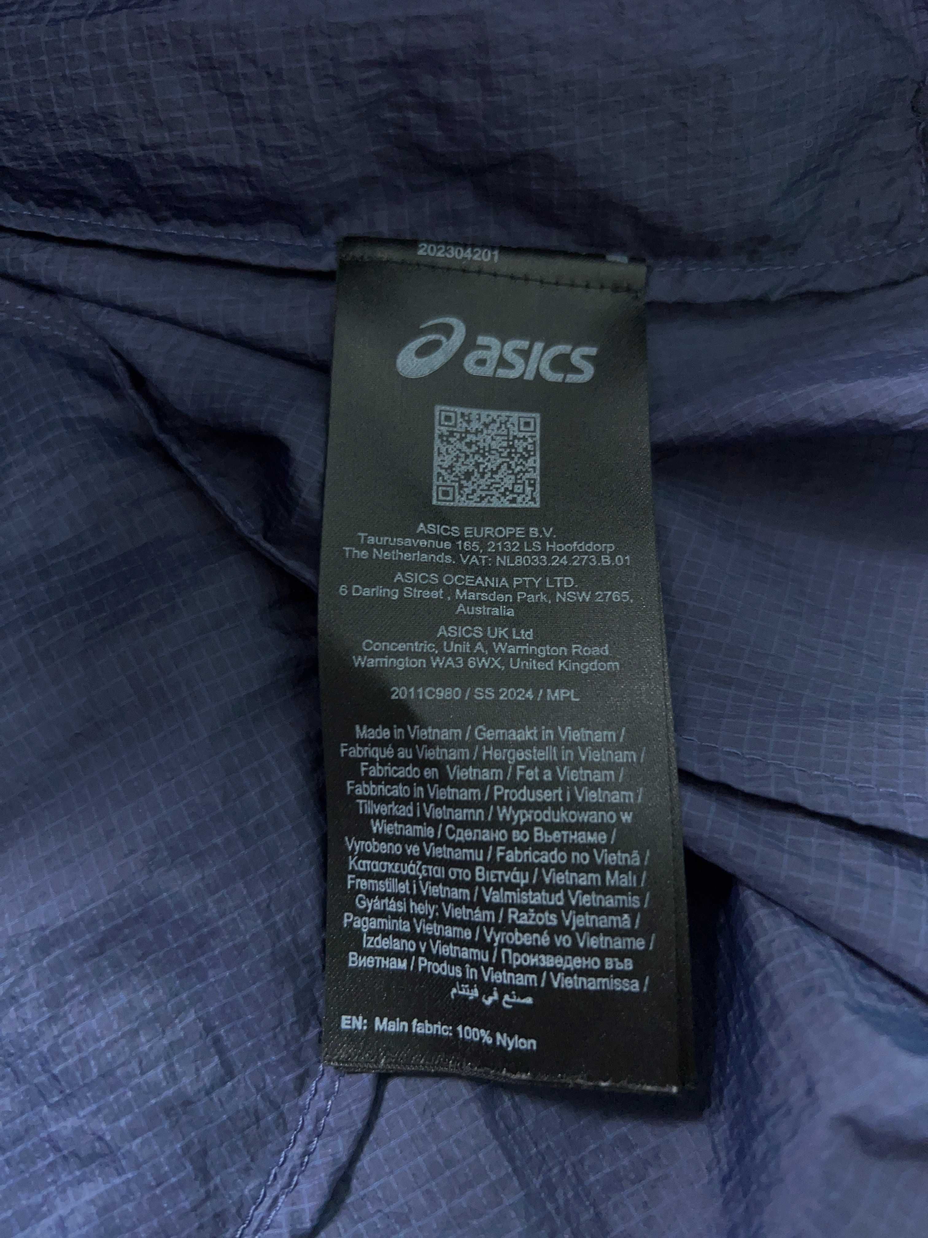 Asics чоловіча бігова жилетка безрукавка легка для спорту оригінал р M