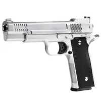 Найпотужніший  металевий Пістолет Browning HP Max PRO Silver - Іграшка