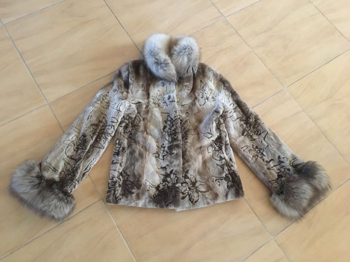 норковый полушубок Saga Furs Royal
