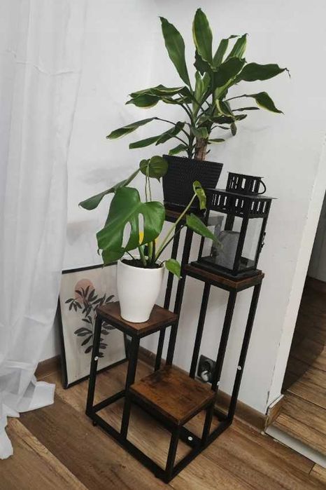 Duży kwietnik pojemny na kwiaty rośliny loft industrialny 68 cm