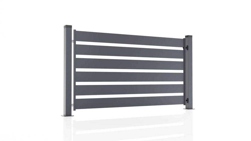 Przęsło Horyzontal 200x120 cm RAL 7016 – nowoczesny styl i solidność