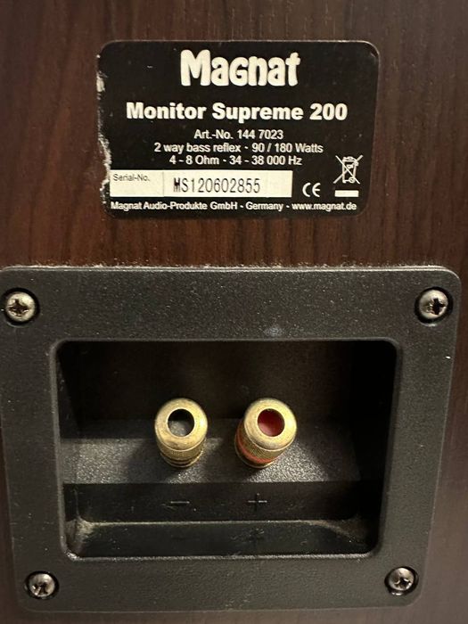 180 Watt! Kolumny Magnat Monitor Supreme 200