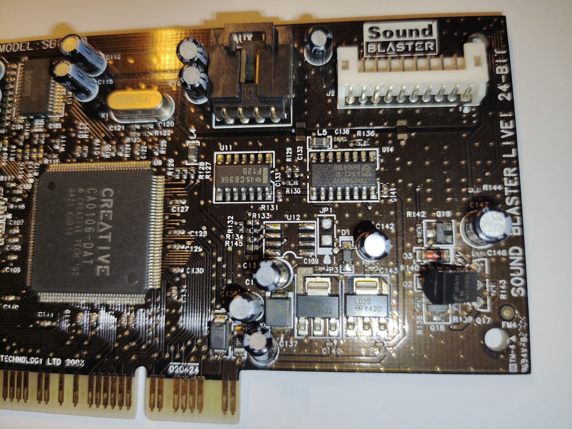 Звуковая карта PCI Creative SB Live! 24 bit (SB0410).