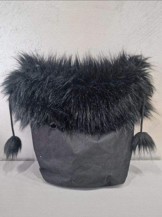 Torebka o bag mini hummus pikowana 2 organizery liny