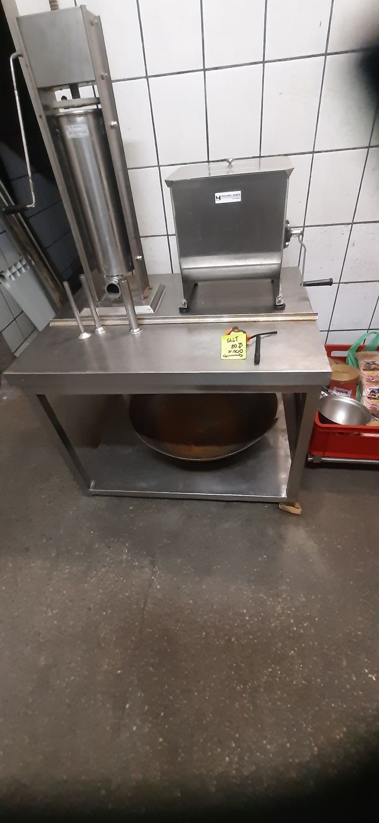 Stół nierdzewny i Aluminiowy