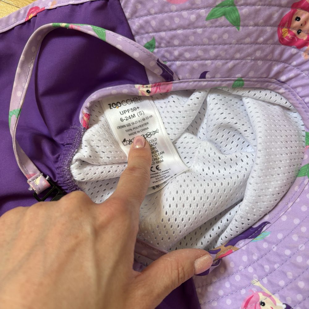 Czapka plażowa z filtrem UV Zoocchini 6-24 miesiące