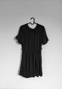 Mała czarna sukienka codzienna elegancka wygodna 100% wiskoza M/L