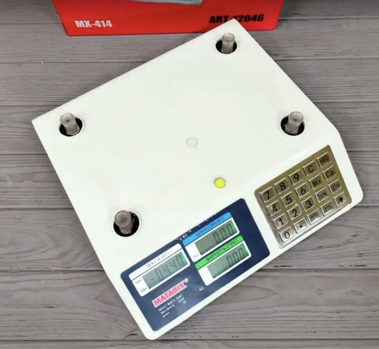 Ваги торговельні електронні MATARIX MX-414 до 50 кг весы торговые