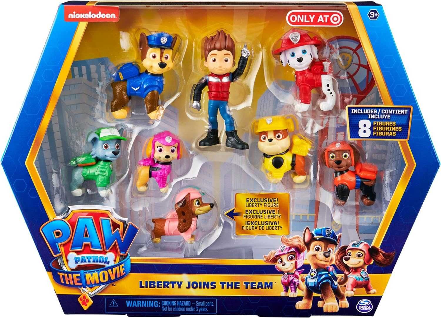 Набір фігурок Щенячий патруль Paw Patrol Liberty Joins the Team 8pk