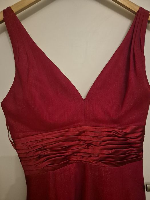 Sukienka koktajlowa 38/40 czerwona