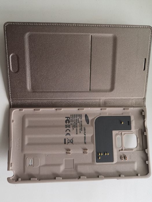 Чехол книжка Note 4 gold