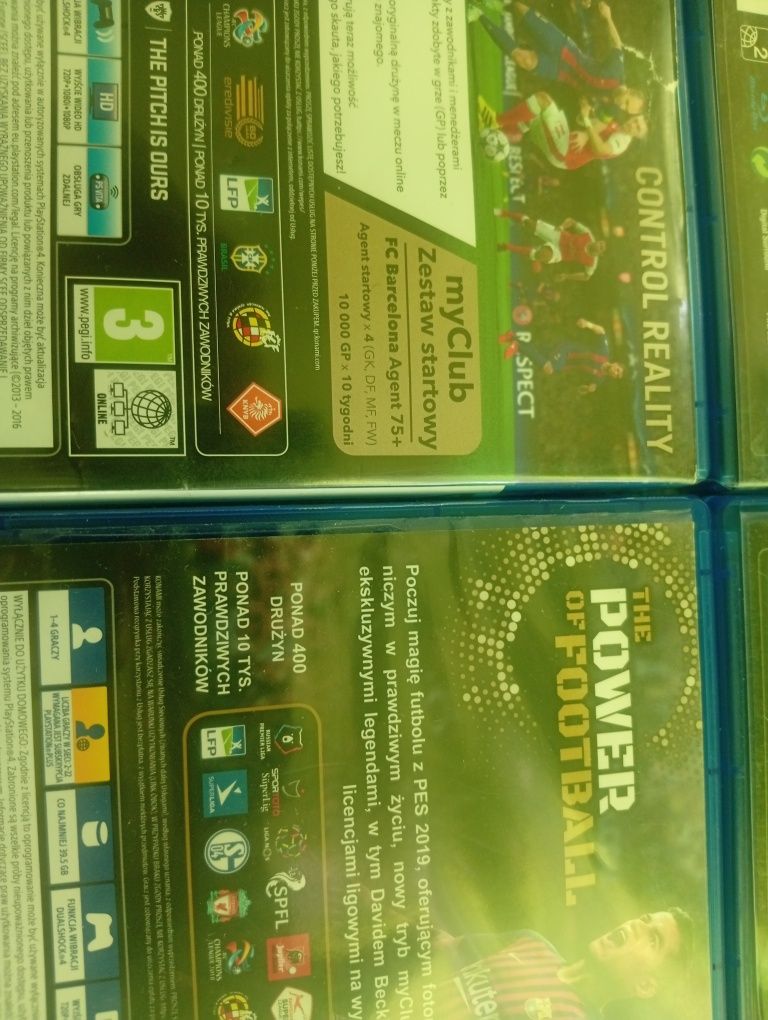 Pro Evolution Soccer PS4 PS5 kolekcja gier PES od 2015 do 2020 komplet