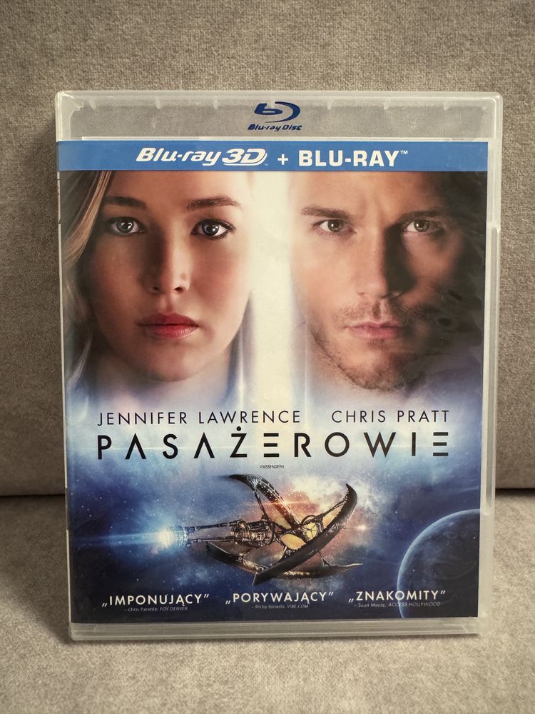 Pasażerowie 2D+3D, polskie wydanie bluray