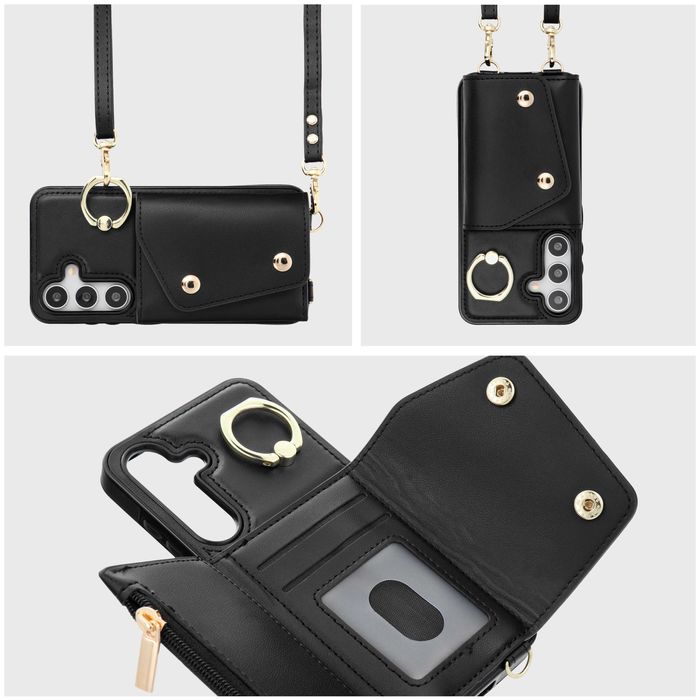 Futerał portfel WONDER dla Samsung Galaxy A36 5G + Szkło Hartowane