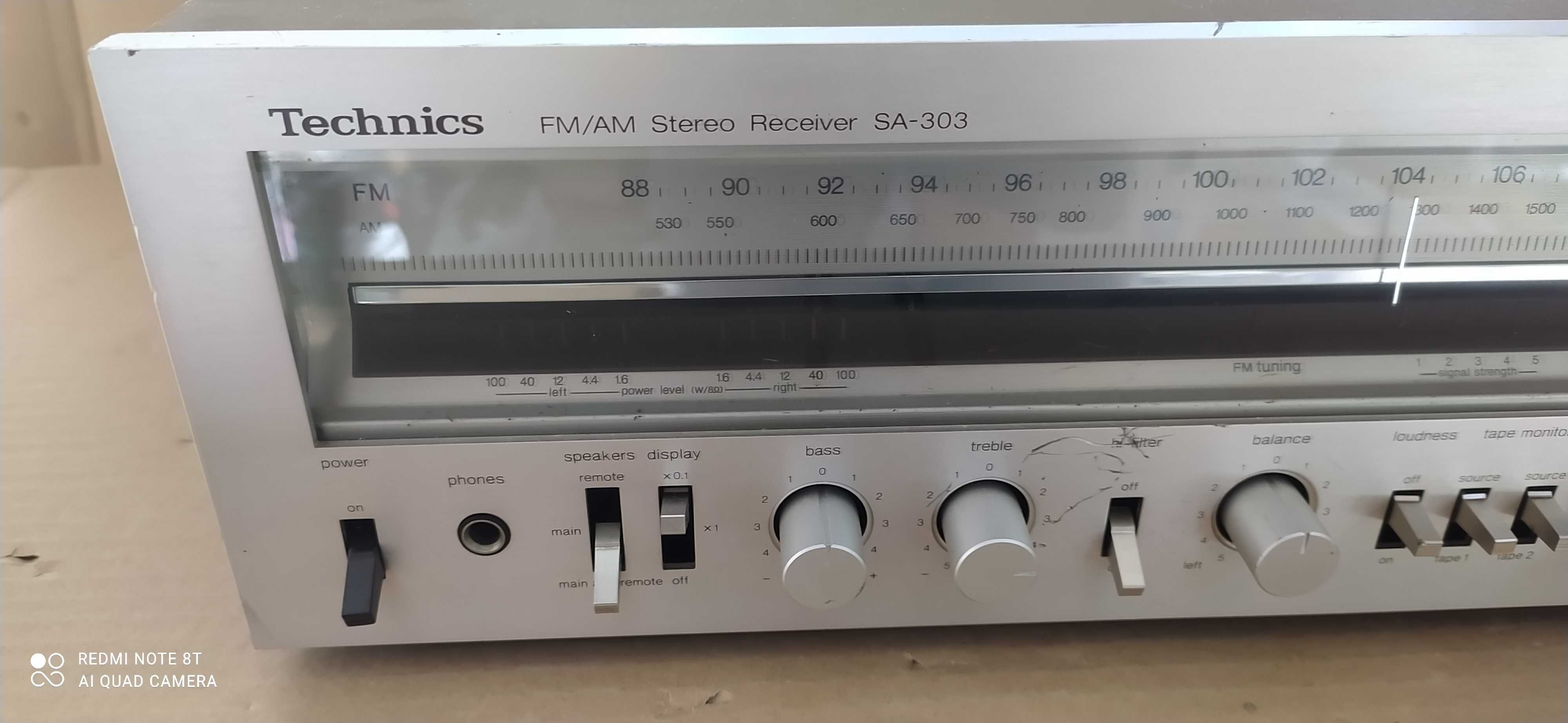 Amplituner Technics SA-303 srebrny