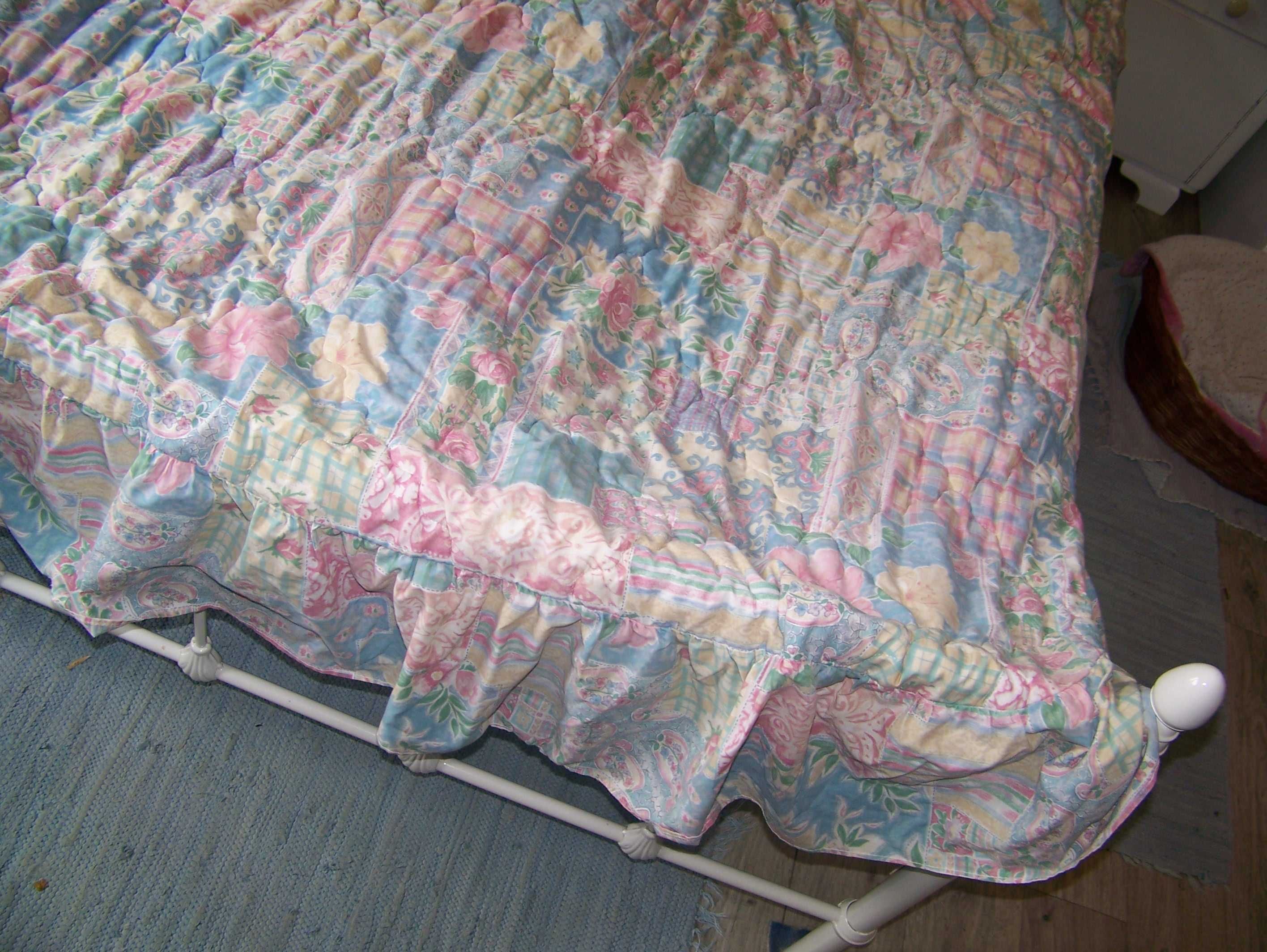 narzuta na łóżko w stylu patchwork 190/226 cm