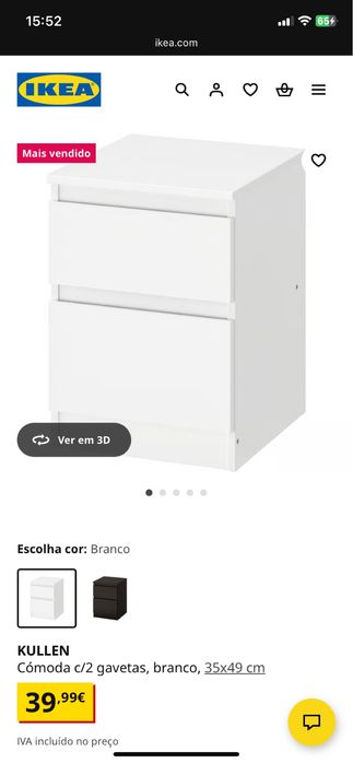 Mesinha de cabeceira Kullen (IKEA)