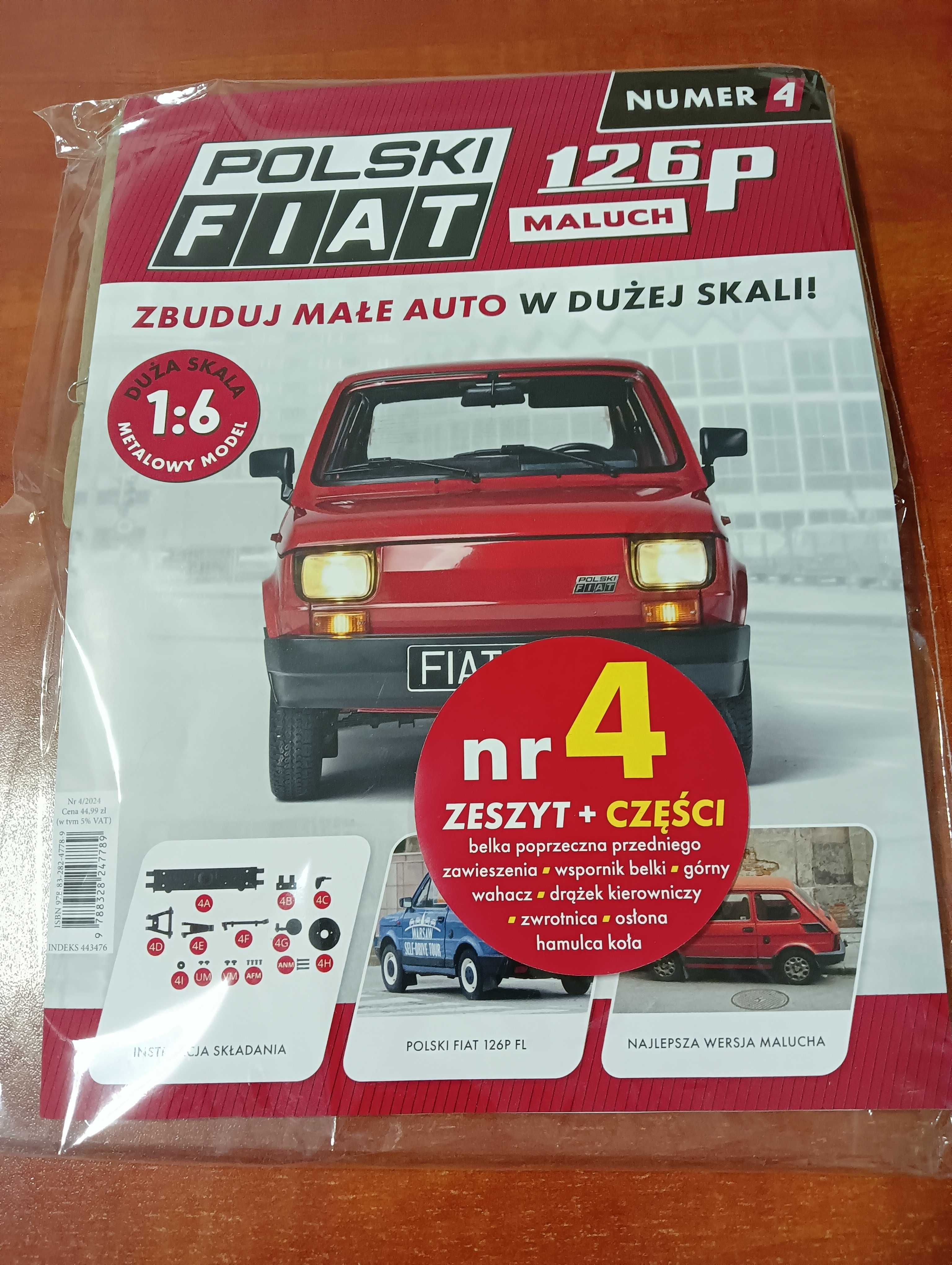 czasopisma Hachette Fiat 126 P - nr 4