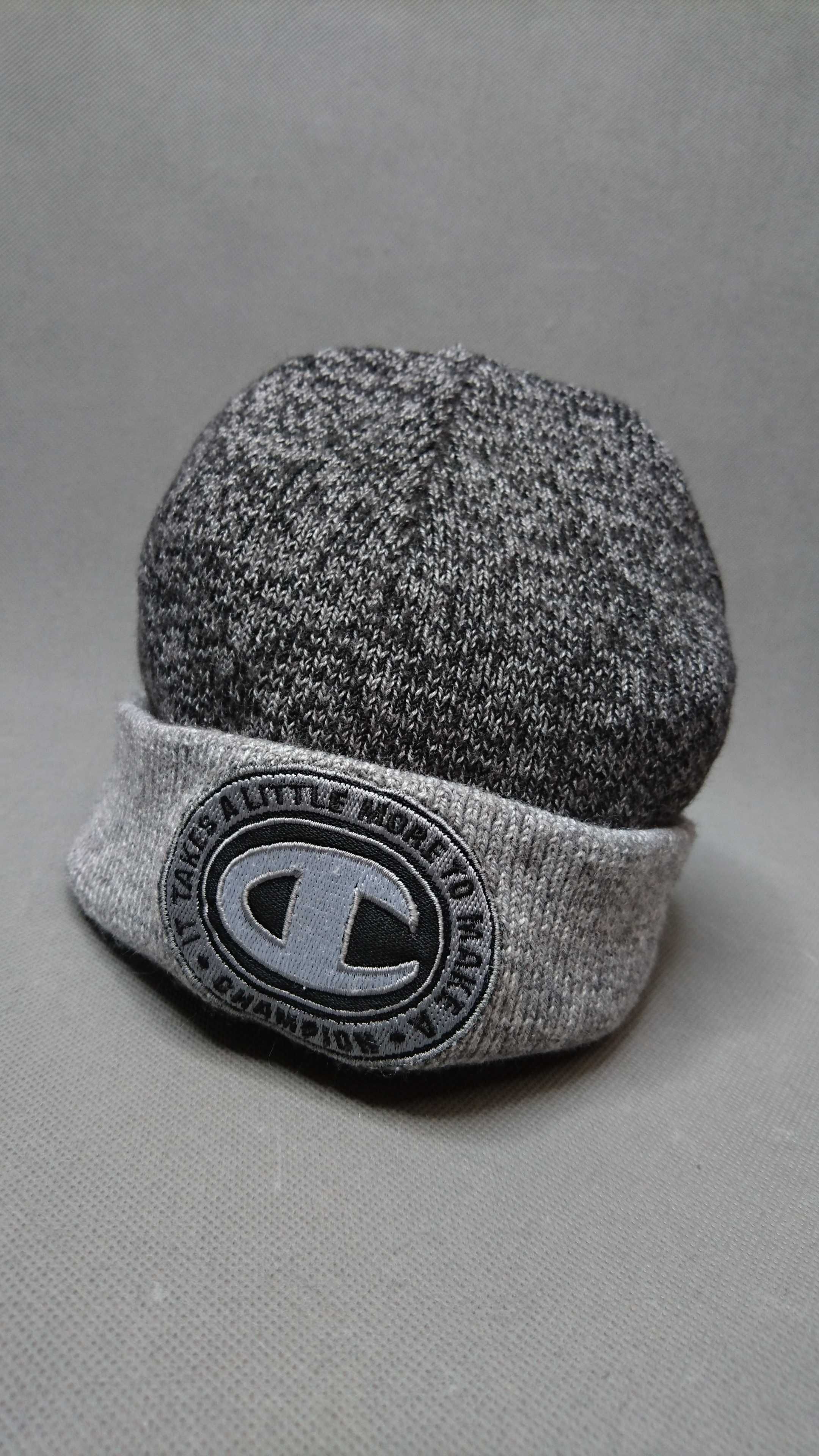 Champion Usa Winter Hat Dark Grey M Czapka Zimowa