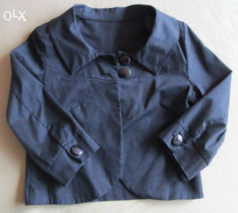 czarna, elegancka narzutka / bolerko / marynarka