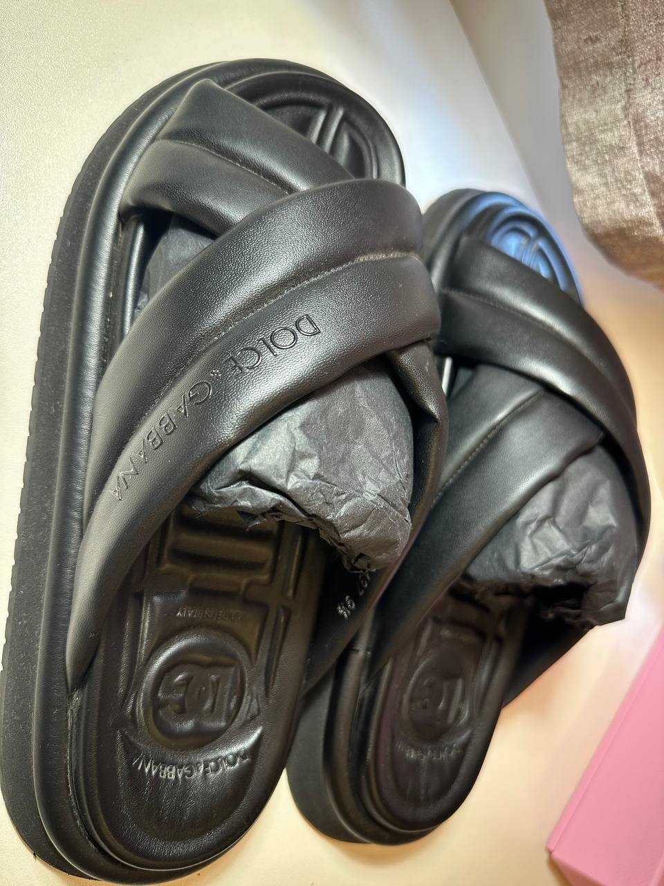 Шльопанці dolce&gabbana