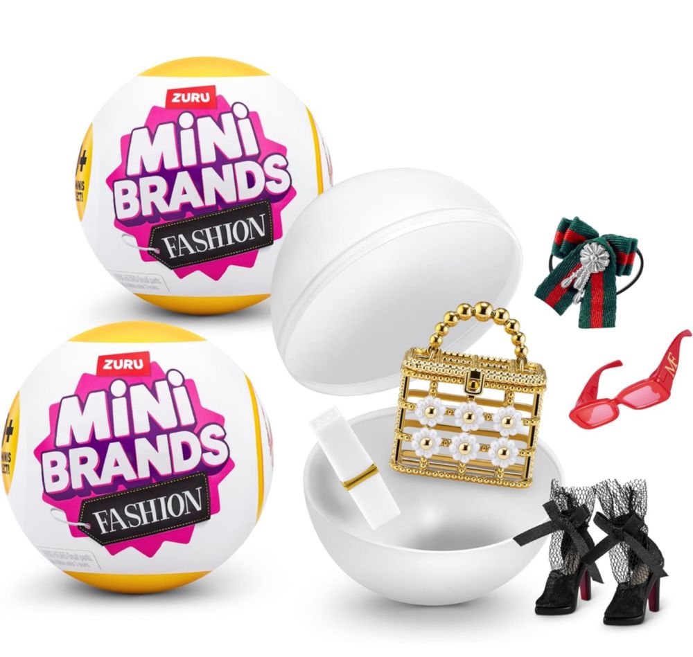 Шар Zuru Mini Brands Fashion,Baby Disney,Toys 5 surprise мини фешен