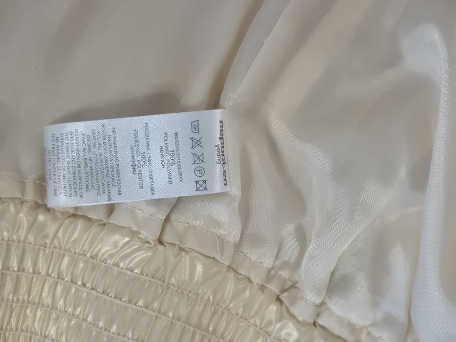 Złota kurtka bomberka Reporter Young