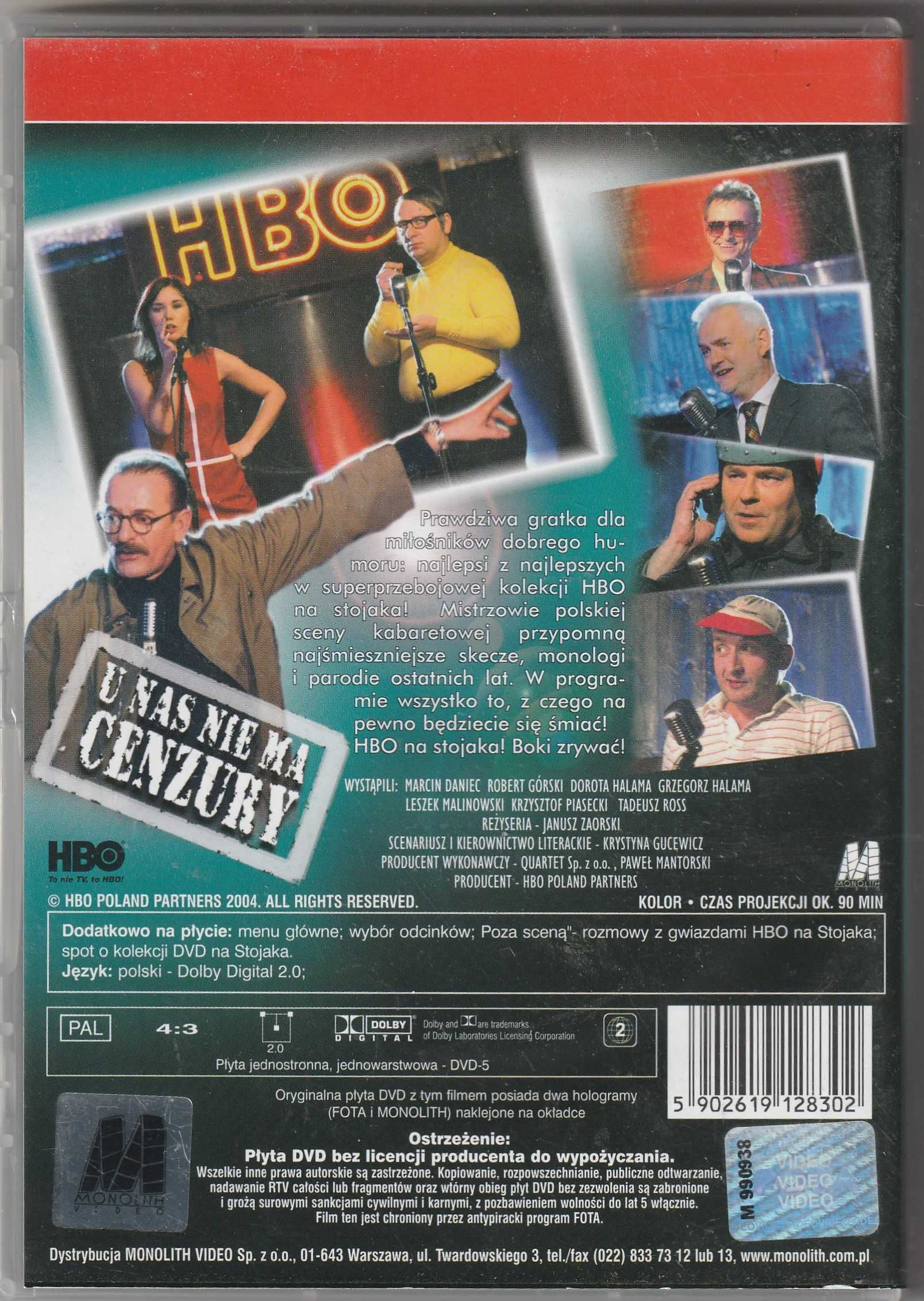 HBO Na stojaka 3 Daniec Górski Halama DVD