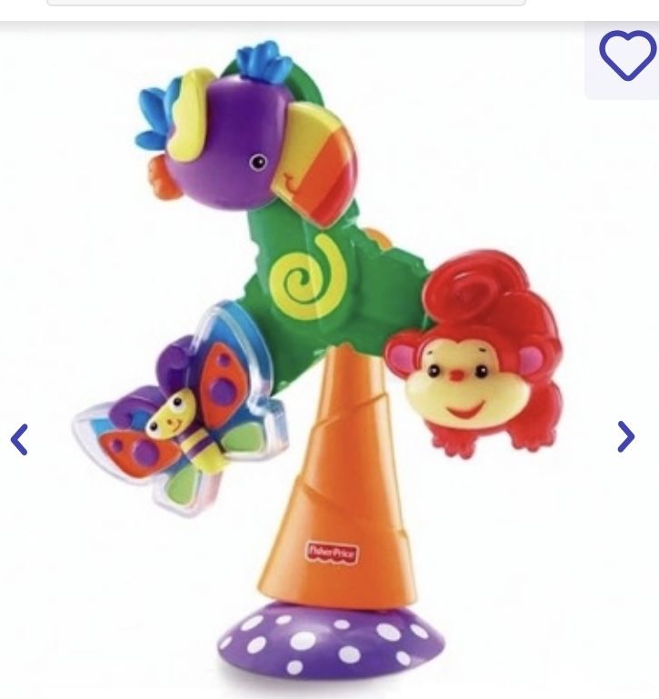 Іграшка на столик для годування Крутна пальмочка Fisher-Price