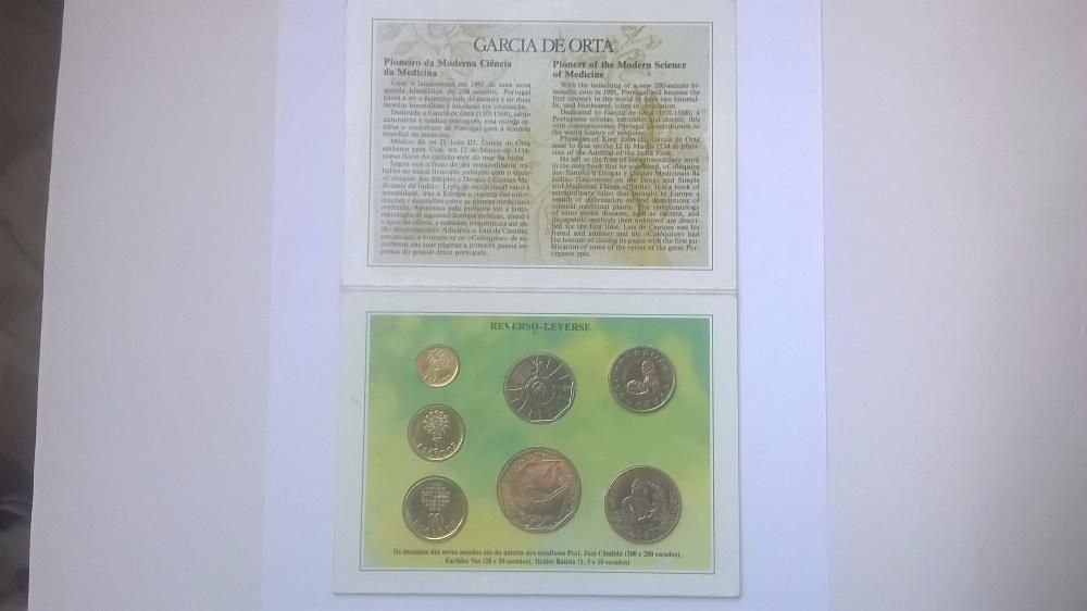 Moedas, Carteira anual da INCM 1991. Todas as Moedas de 1991. Só 25 €