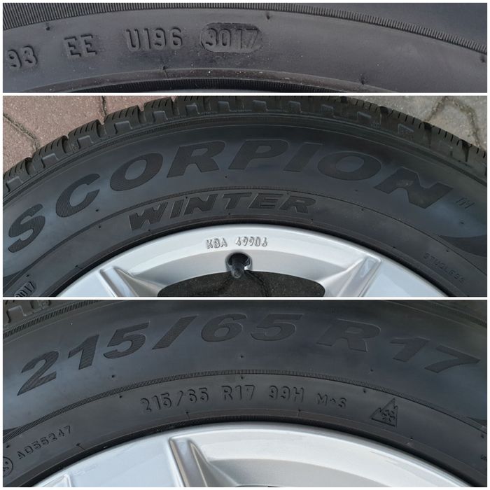 Koła Zimowe Alu 17" VW Tiguan II 2 5NA 5x112 SuperStan Oryginalne