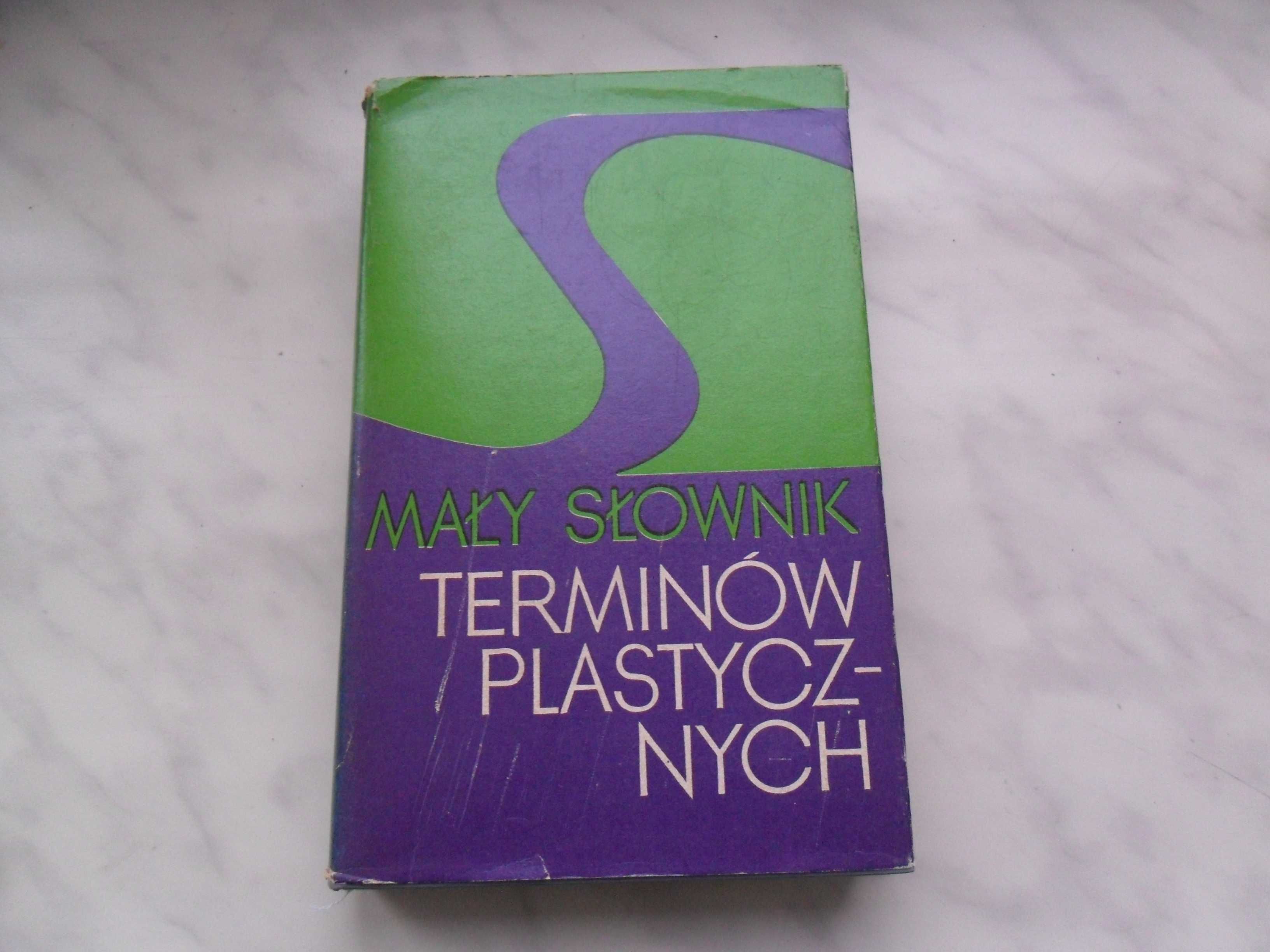 Słownik   terminów   plastycznych     wydanie  1974 r.