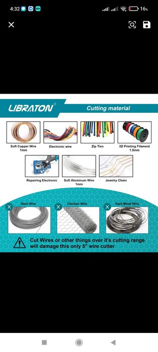Мультитул Кусачки набор шестигранников libraton мини Трещотка вороток